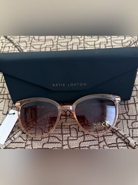 Katie Loxton  Brown Gradient Sunglasses